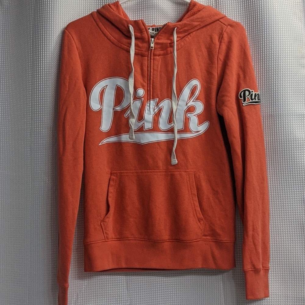 VS Pink 1/4 Zip Hoodie